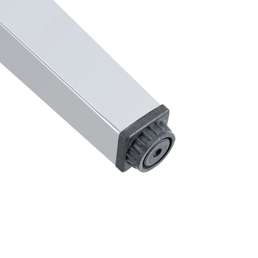 SEDIA da pranzo moderna 90 cm grigio chiaro e argento Set da 2 pezzi