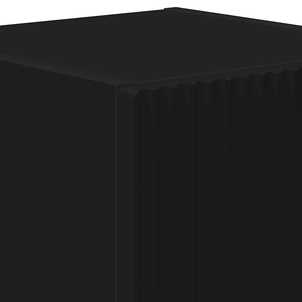 Mobile TV da parete Nero 30 x 31 x 40 cm Legno multistrato 892251