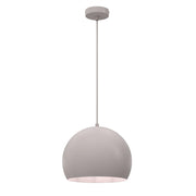 Lampada sospesa Sool cupola 1xE27 cashmere metallo