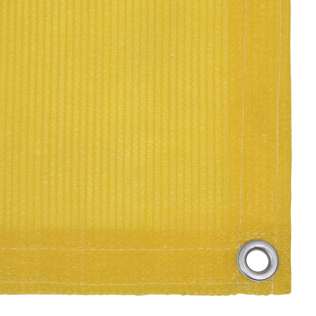 Schermo per balcone schermo per la privacy 90 x 400 cm HDPE giallo 02_0010201