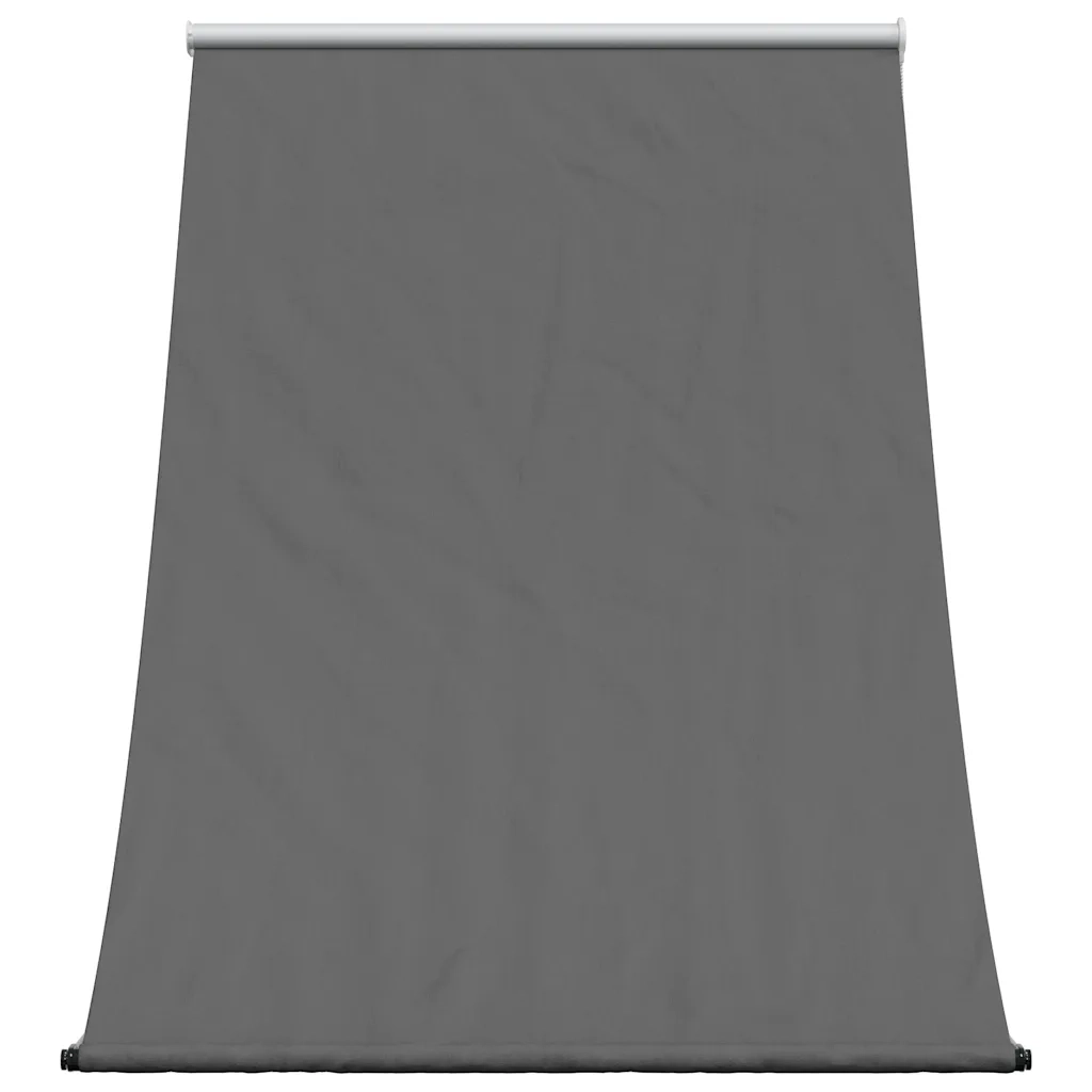Tenda da Sole Retrattile Antracite 100x150 cm Tessuto e Acciaio 368750