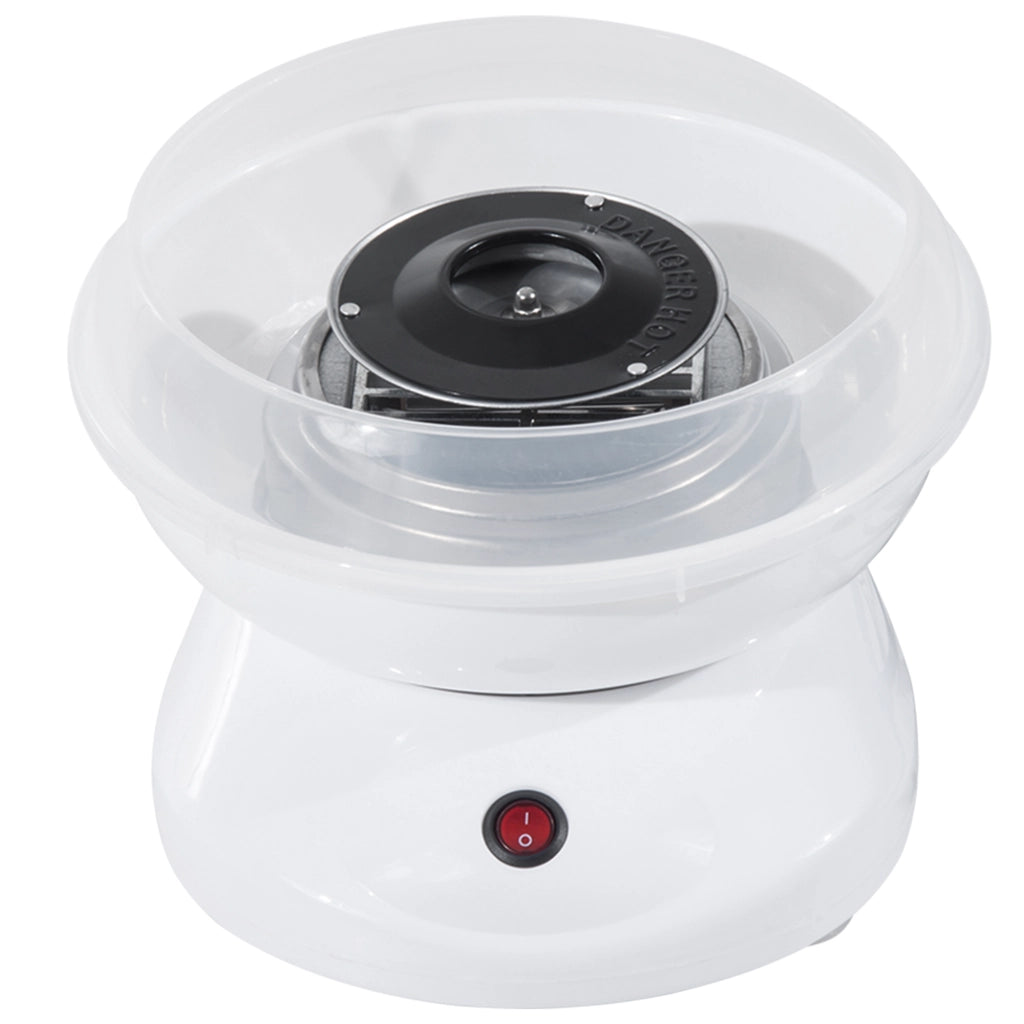 Macchina per Zucchero Filato ¨C Xylo ¨C 550W con Bastoncini e Cucchiaio Dosatore Bianco