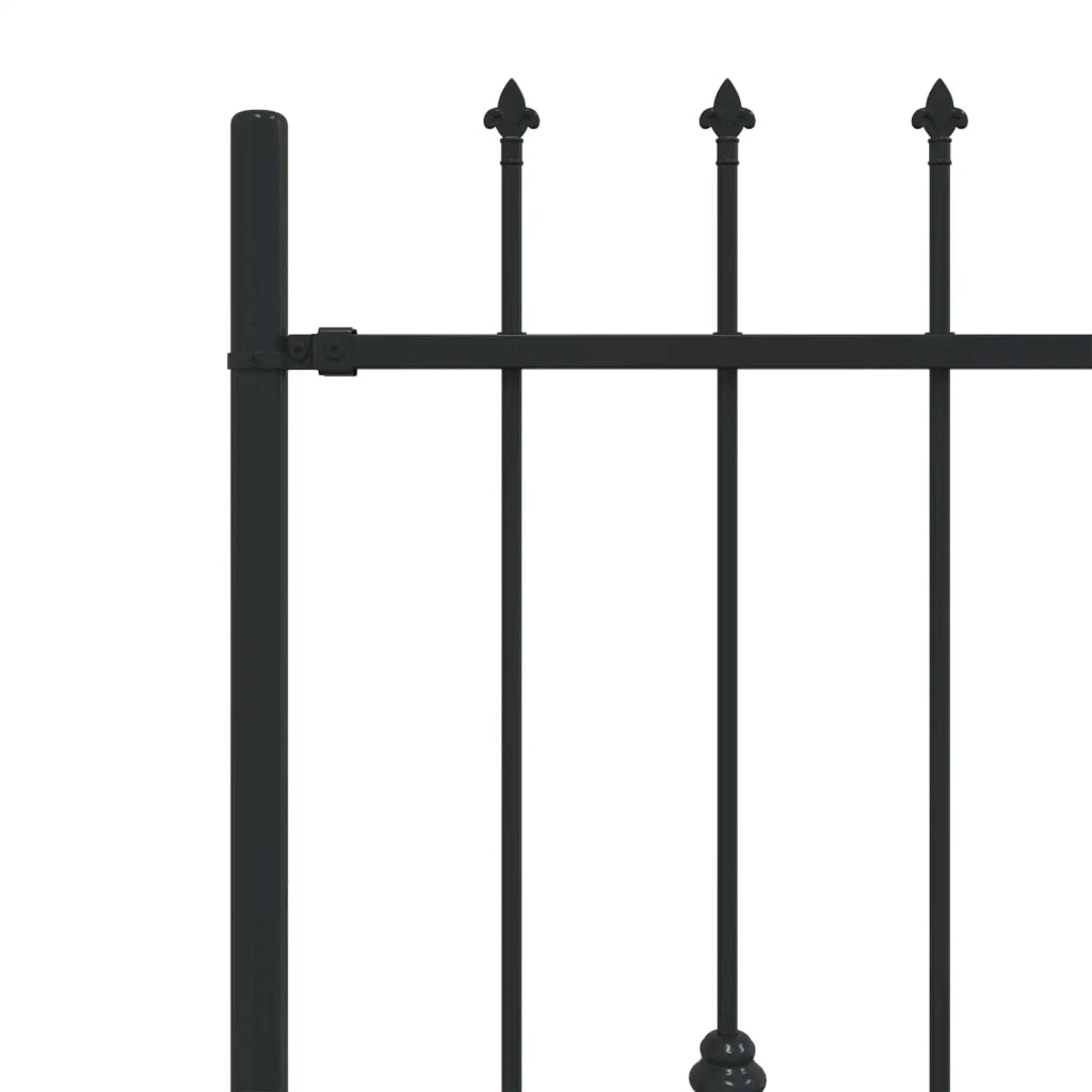 Recinzione da Giardino | Recinzione a punte Asten Nero