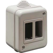 CONTENITORE DA PARETE PER APPARECCHI IP40 2 Posti - EC ELETTROCANALI
