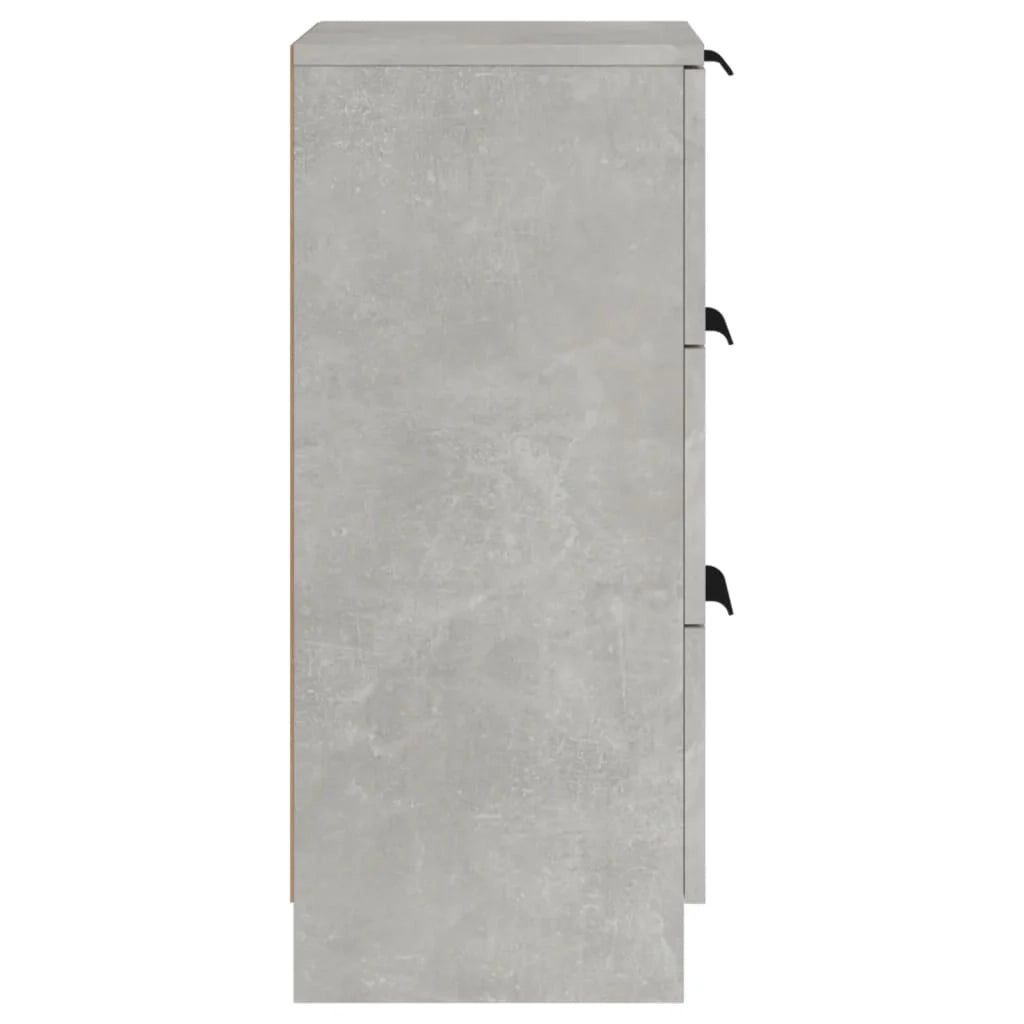 Buffet credenza cassettiera armadio mobile contenitore organizer per cucina soggiorno salotto set da 2 30 x 30 x 70 cm legno ingegnerizzato grigio 02_0036842