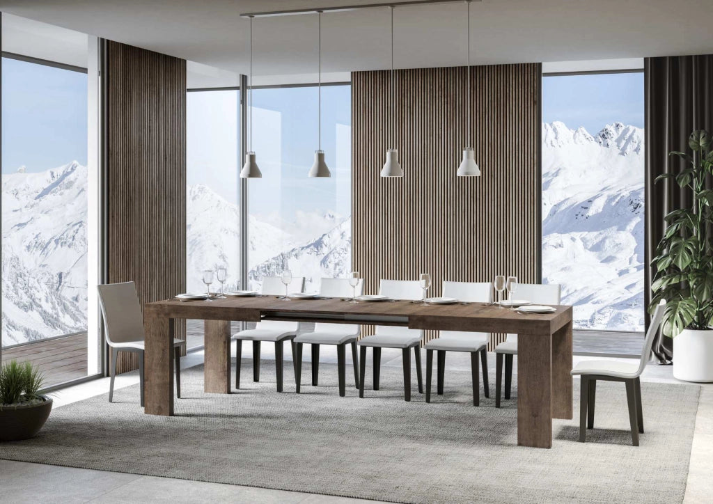 Tavolo Allungabile 200/460x90x77 cm Roxell Noce