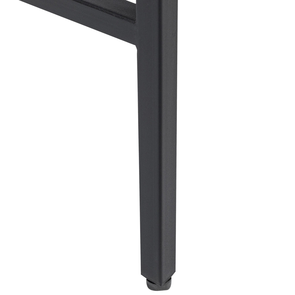 Scrivania ARTHUR a 2 cassetti in legno e nero