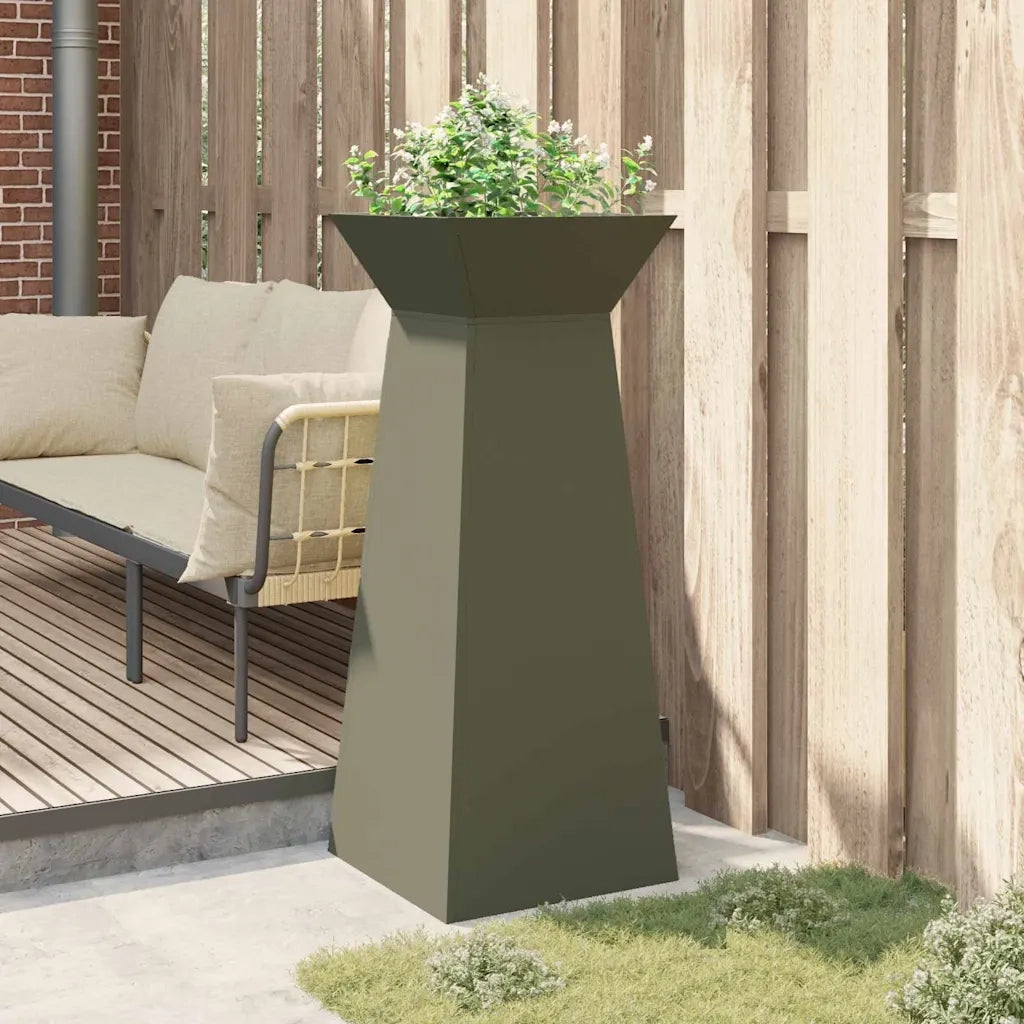 Vaso a Pilastro Oliva 40 x 40 x 100 cm 873858