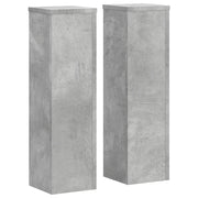Supporti per piante | Sostegno per piante 2 pz Grigio 17x17x60 cm Legno Multistrato