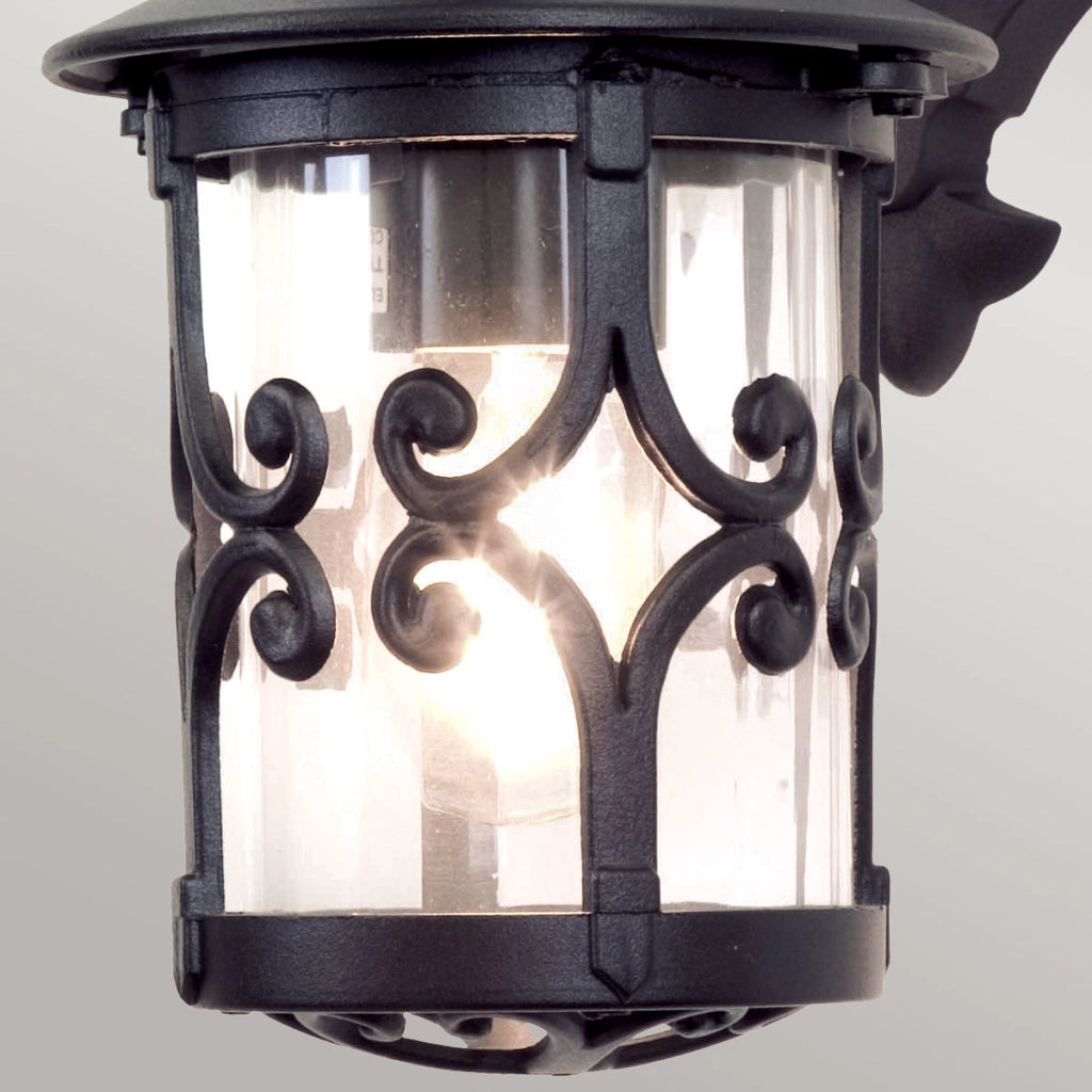 Applique esterno Hereford 1xE27 nero Elstead BL8-Black