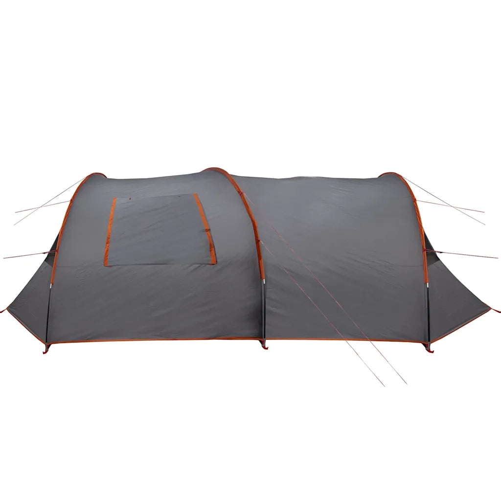 Tenda Tunnel per 6 Persone 6 persona Grigio e arancione 42004049