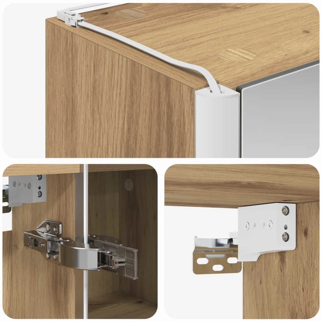 Mobiletto per specchio da bagno Rovere Artigianale 889230