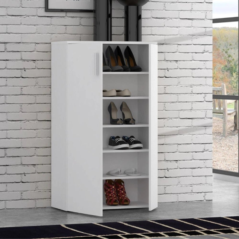 Mobile multiuso Lucio 2 ante H 120cm. colore bianco
