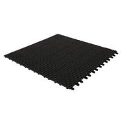 Set da 50 Piastrelle in Plastica Flessibili Drenanti 55,5 x 55,5 cm da Esterno Giardino 15,4 m2 colore:Nero