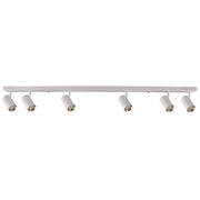 Plafoniera/Applique 6 luci bianco-oro GU10 Nicea Polux