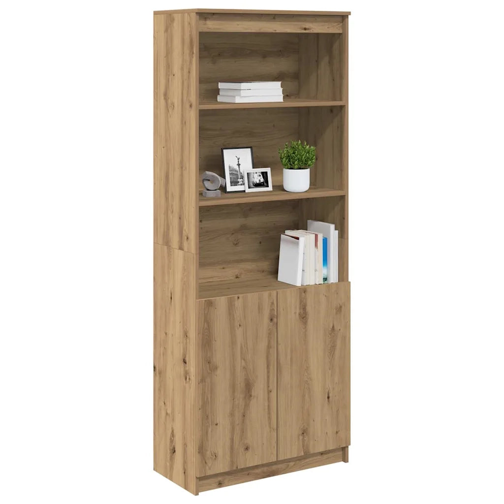 Credenza Rovere Artigianale 70x35x180 cm in Legno Multistrato 3328479