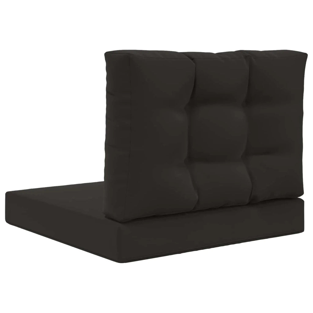 Cuscino per divano da esterno 2 pcs Nero Poliestere 900734