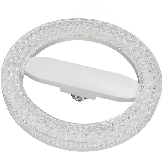 Lampada LED a Bassa Tensione 24W - Forma Rotonda - 3 Temperature di Colore - Risparmio Energetico - Costruzione in ABS - Lunga Durata