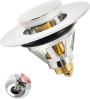 Stop per vasca da bagno universale - anti-verstoppaggio - anti-messaggio - 34-38 mm