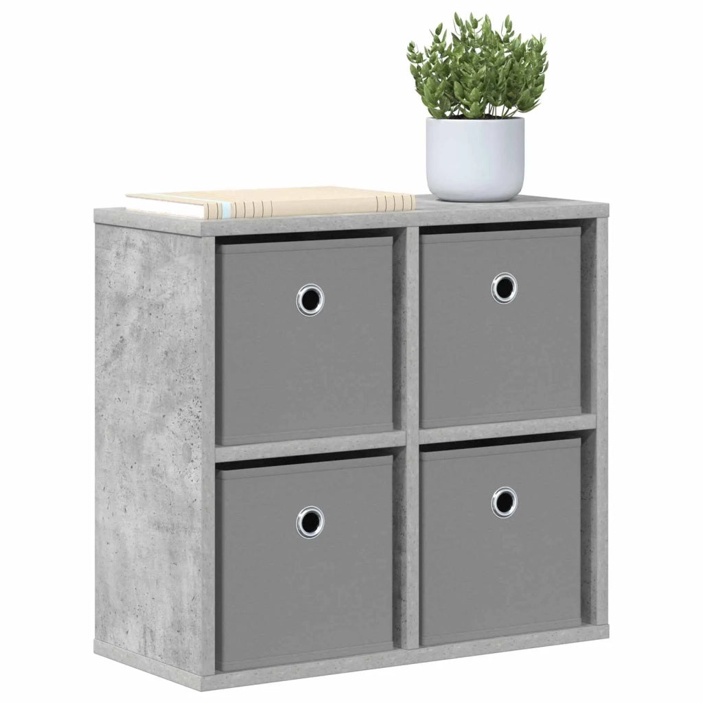 Credenza | Madia | Buffet da pranzo | Armadio da pranzo con cassetto Grigio cemento 49,5 x 22 x 47 cm
