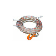 TRACTEL 001979 Cavo Tirfor B30 T508 mm 8 m 30 con Gancio Sicurezza Manicottato e Piastrina Identificazione colore Nero