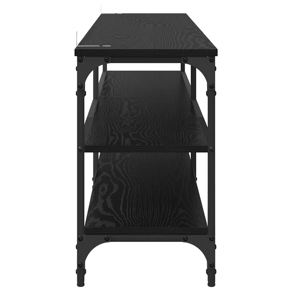 Mobile TV-Credenza per TV-Console TV Rovere Nero 160 x 30 x 50 cm