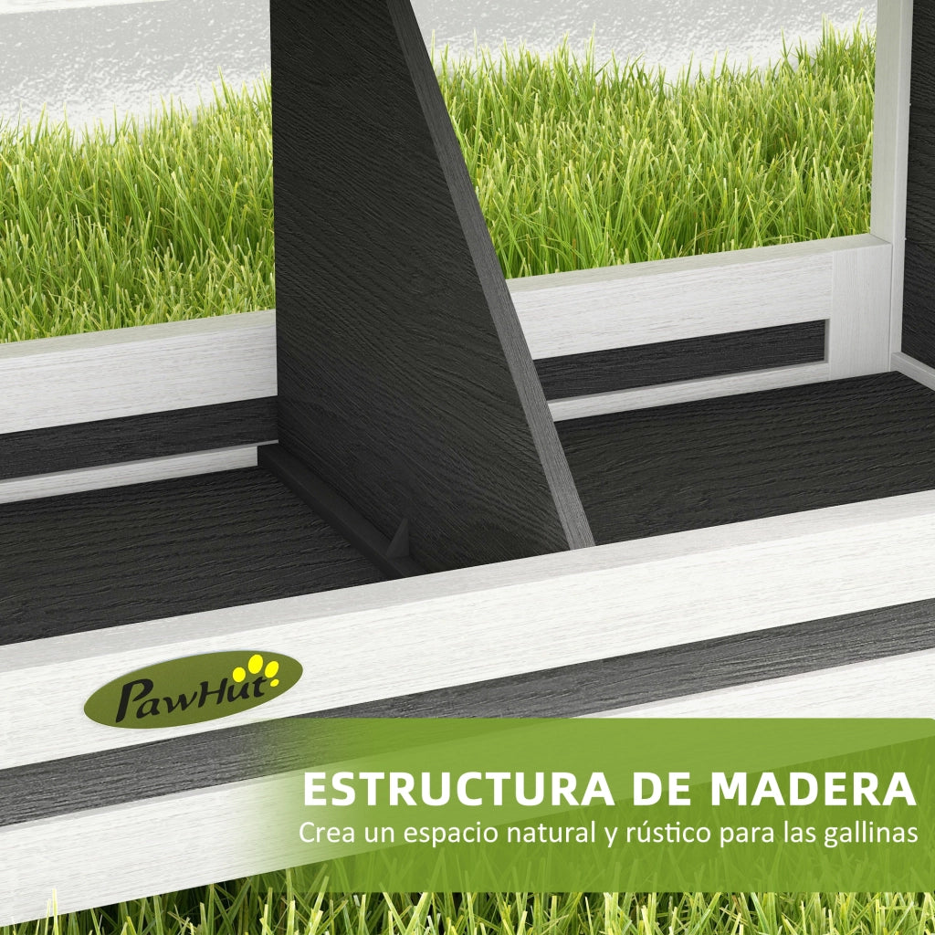Casetta per Galline in Legno ¨C Minimal ¨C Grigio 80x60x50