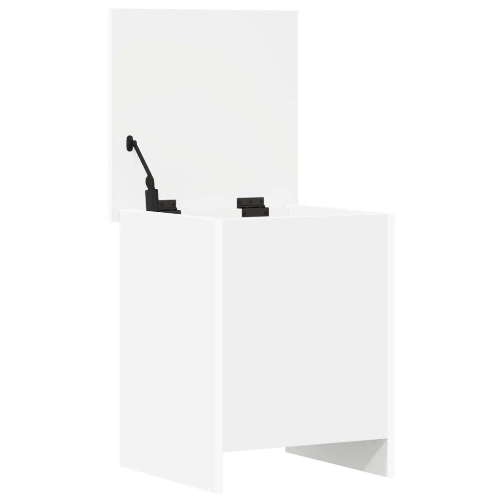 Cassa di stoccaggio Bianco 40 x 40 x 50 cm Legno ingegnerizzato 8011243