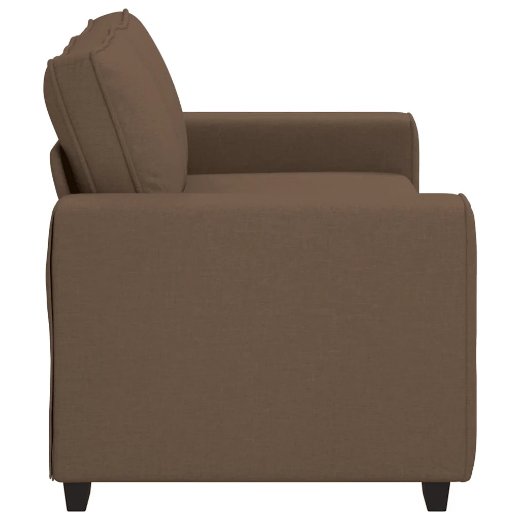 Divano a 2 Posti Marrone 180x77x82 cm in Tessuto 4105170