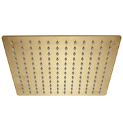 Soffione Doccia Quadrato Rea Js-p015bg 30cm Brush Gold