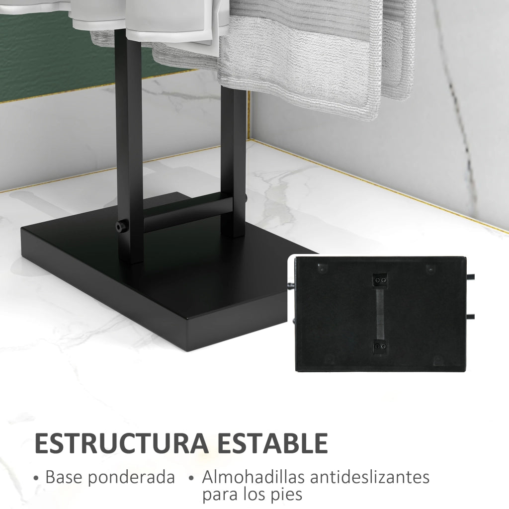 Scalda asciugamani a colonna ¨C Minimal ¨C Nero 50x18,5x85 cm
