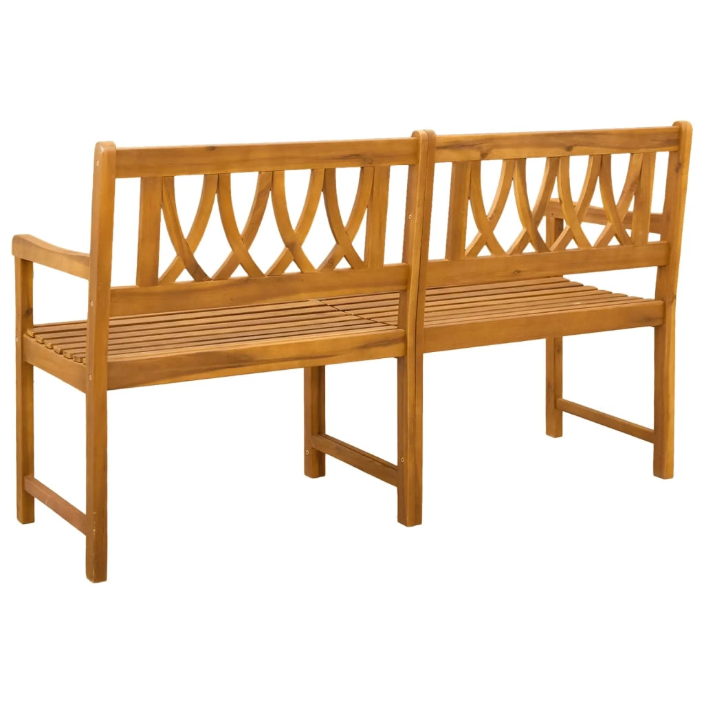 Panchina da esterno | Panchina da Giardino | Panca da Giardino Naturale 150 x 55,5 x 90 cm