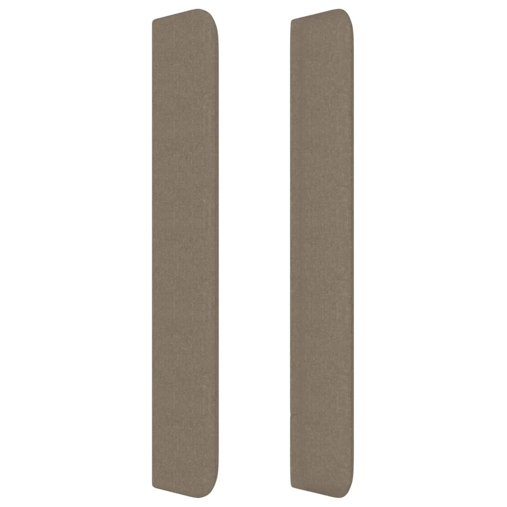 Testiera ad Orecchio Tortora 103x16x118/128 cm in Tessuto 3119574