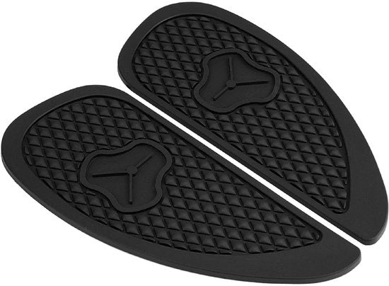 Tankbescherming Antislip - Protezione del Serbatoio Antiscivolo - 2 Pezzi - Materiale ABS - Duraturo e Resistente al Tempo - Colla Ultra-Adesiva - Piastra di Trazione