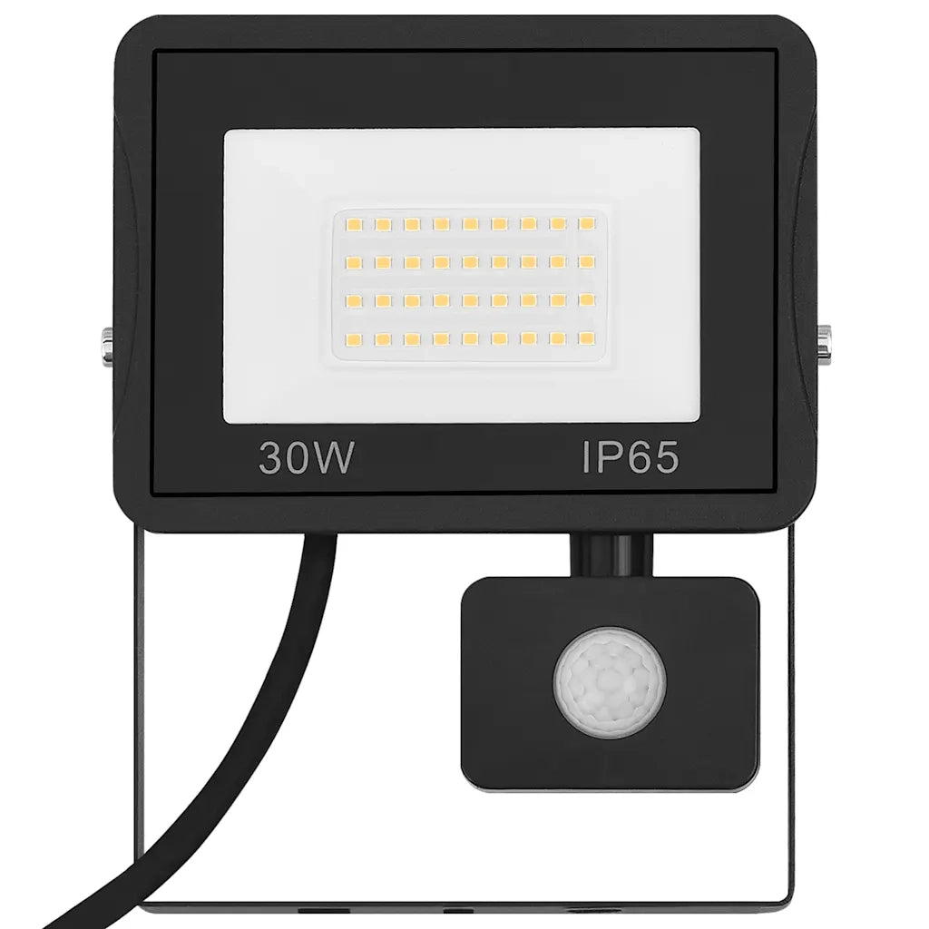 Faretto a LED con Sensore 30 W Bianco Caldo 149625