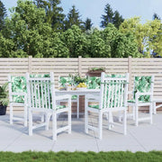 Cuscini posteriori Foglia 6 pcs Motivo Foglia 100 x 50 x 3 cm 361312