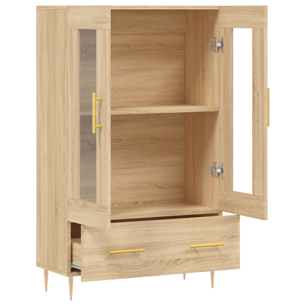 Credenza | Madia | Buffet da pranzo | Armadio da pranzo Rovere Sonoma 69,5x31x115 cm in Legno Multistrato