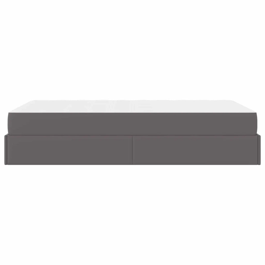 Struttura letto con materasso Altro 2 pcs Grigio PVC 3399423
