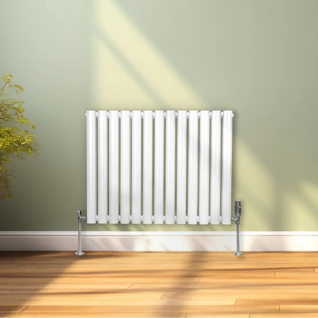 Radiatore a colonna ovale - 600 mm x 780mm - Bianco
