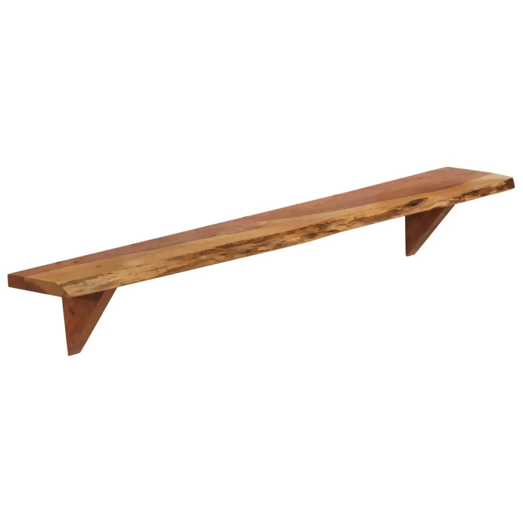Mensole da Parete 2 pz 110x20x18 cm in Legno Massello di Acacia 337824