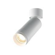 Maytoni Lampada da soffitto moderna Focus Zoom 1 luce LED integrato bianco alluminio