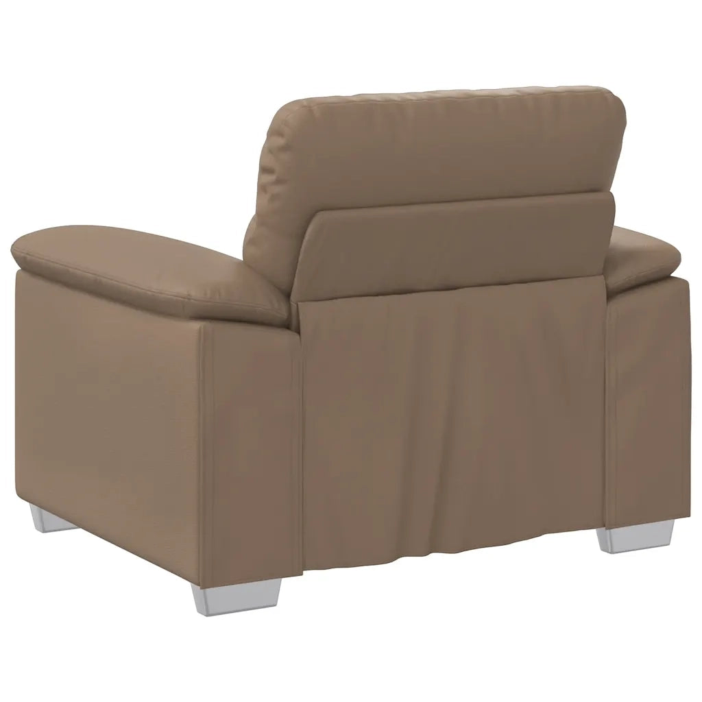 Poltrona | Sedia Relax Cappuccino 100x81x84 cm in Similpelle