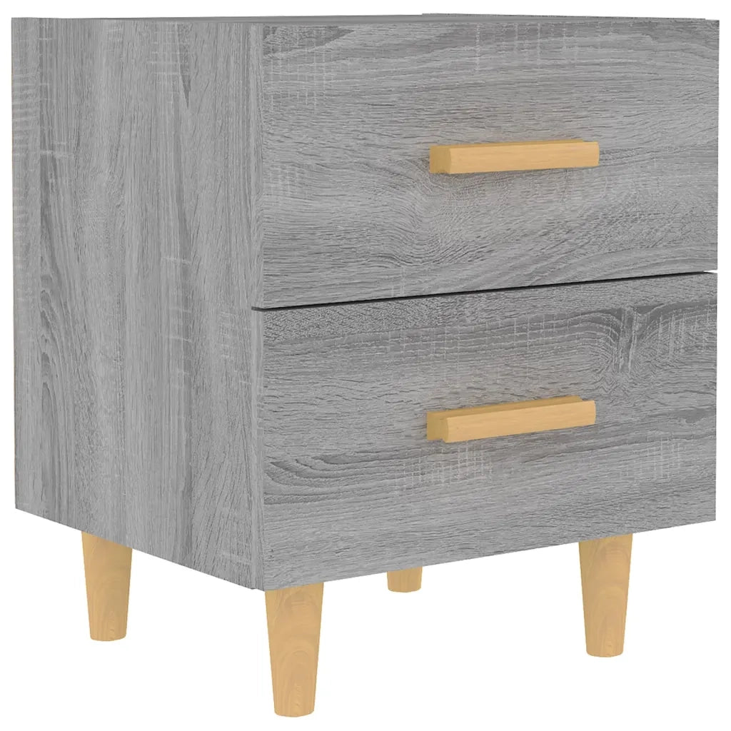 Comodino | Armadio da Notte | Mobiletto da notte Grigio Sonoma 40x35x47,5 cm