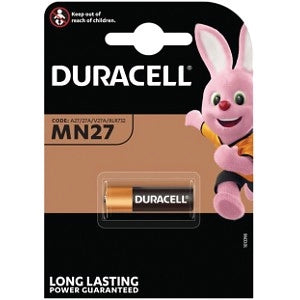 PILA PER LA SICUREZZA 'MN27' Blister 1 pezzo - 10 pezzi- DURACELL
