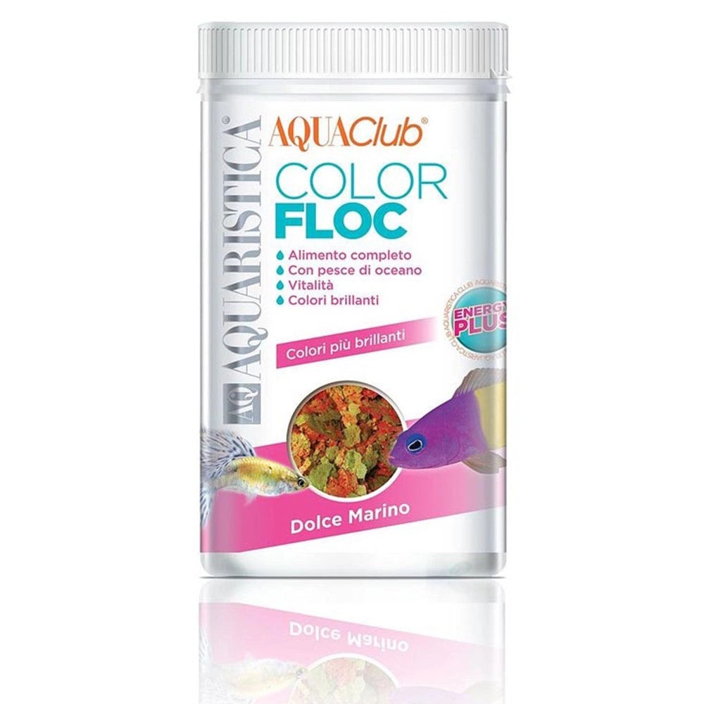 Aquaristica ColorFloc - mangime in fiocchi per stimolare la colorazione di pesci marini e d'acqua dolce Formato: 1300 ml