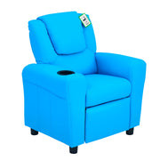Poltrona per bambini reclinabile ¨C zephmum ¨C blu 62x52x69 cm