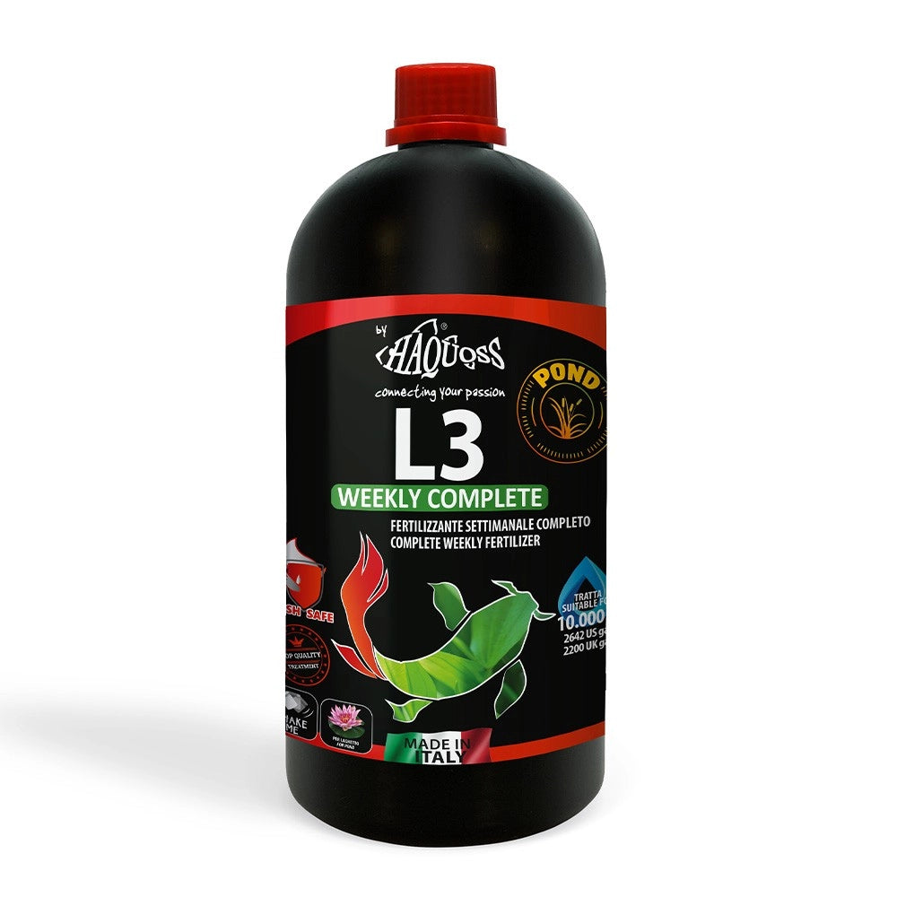 Haquoss L3 Weekly Complete 1000ml - fertilizzante settimanale  per laghetti