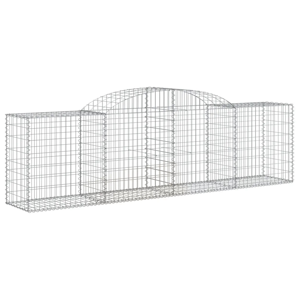Cesti Gabbioni ad Arco 13 pz 300x50x80/100 cm Ferro Zincato 3146694