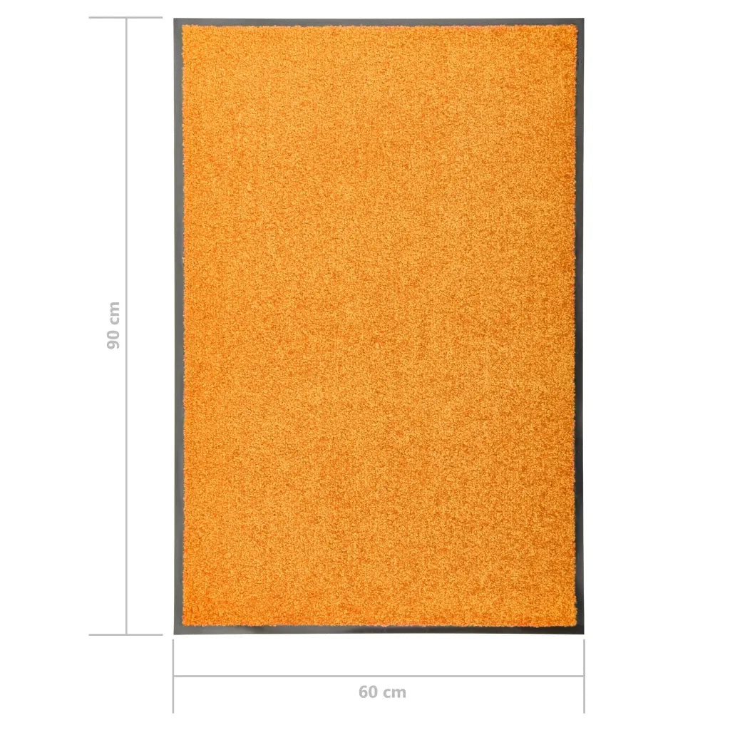 Zerbino | Tappetino Lavabile Arancione 60x90 cm