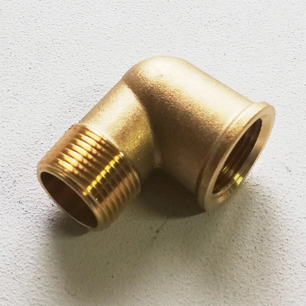 Gomito curva da 1+1/4 mf in ottone